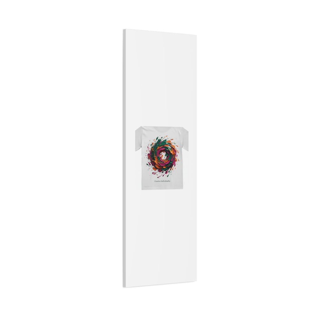 Painterly Abstract Floral Swirl Canvas | Matte Stretched Canvas