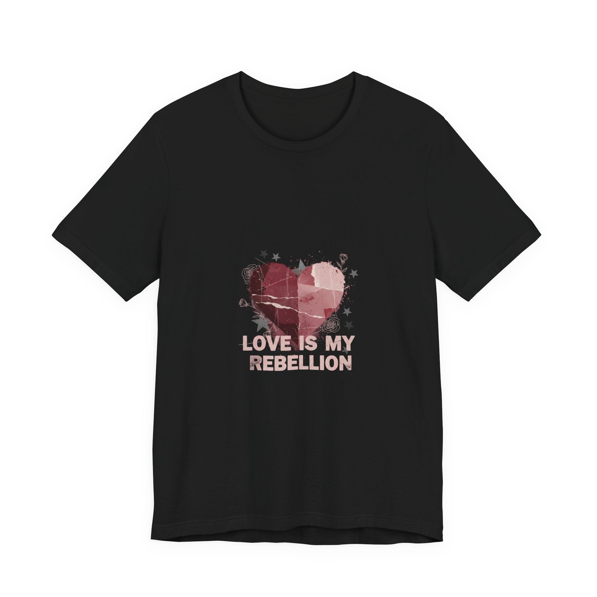 Love Is My Rebellion Tee | grunge heart shirt, distressed love tee