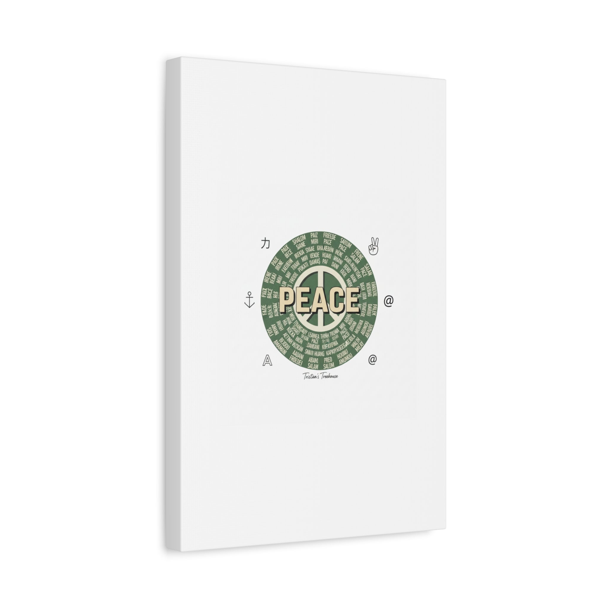 Peace doodle canvas | hand drawn sketch aesthetic, handwritten message