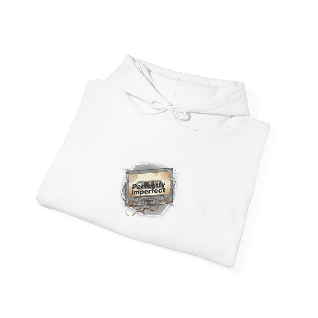 Glitch Tape Patch Hoodie | analog error, retro-tech static