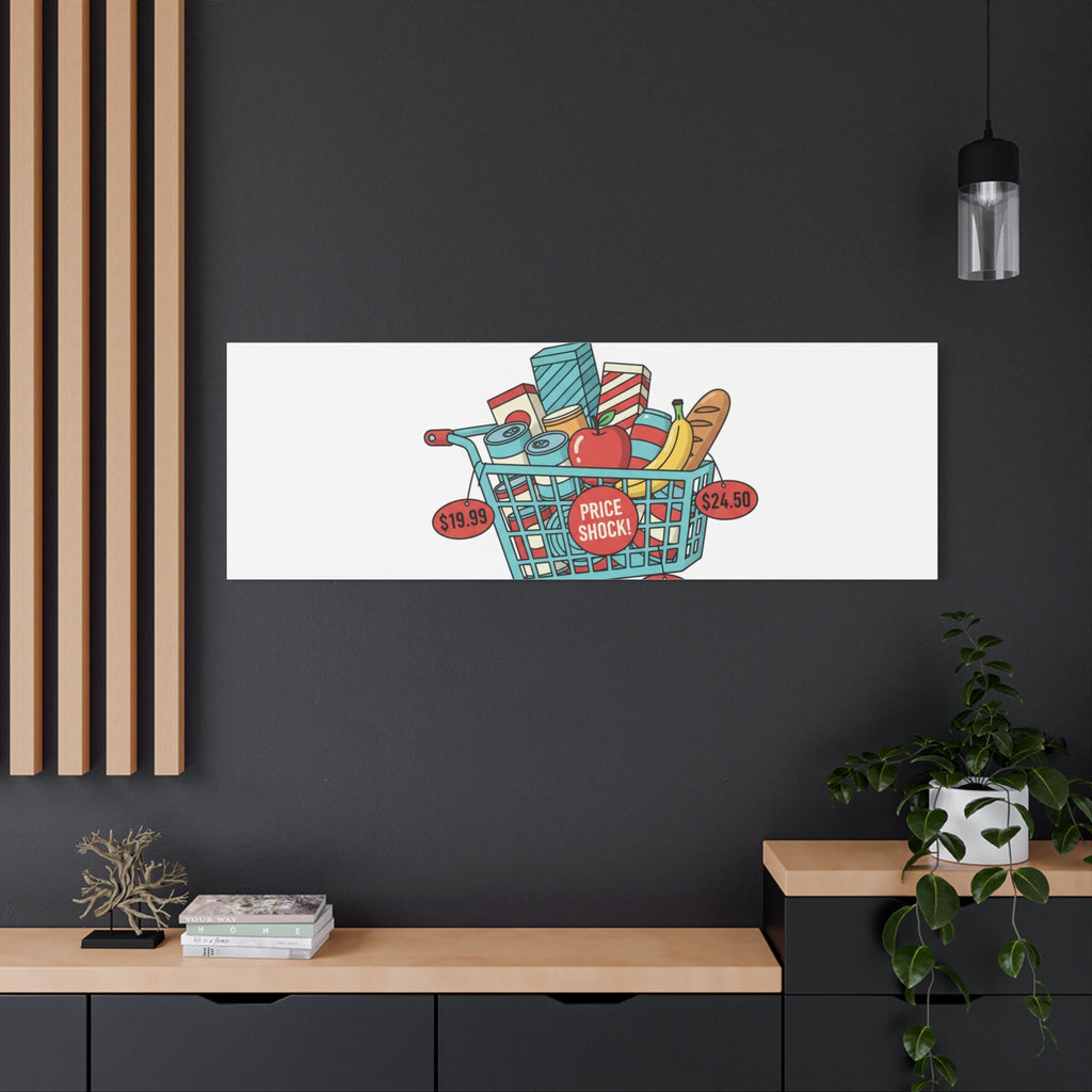 What Happened to the Dollar Menu? Canvas | Grocery Prices Meme, Price Shock Wall Art