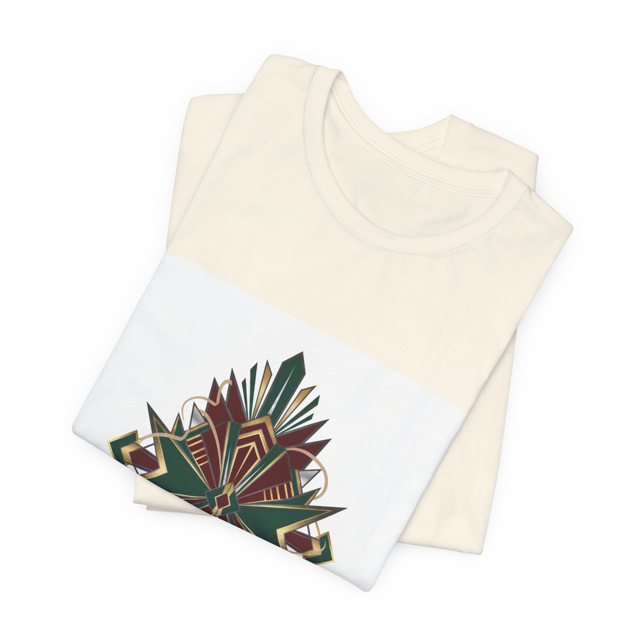 "Timeless Elegance" Art Deco Geometric T-Shirt | Vintage Luxury Graphic Tee