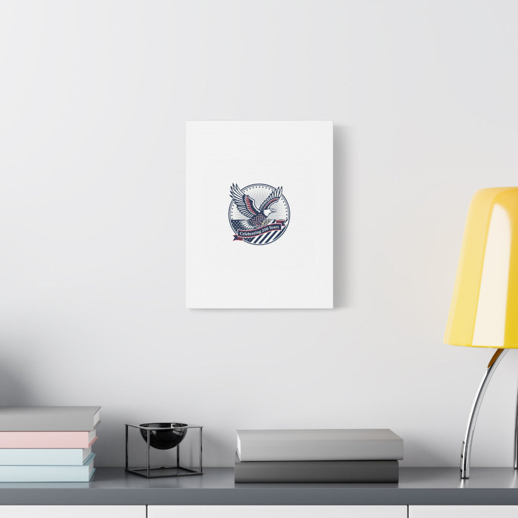 250th Anniversary Eagle Emblem Canvas | Semiquincentennial Americana