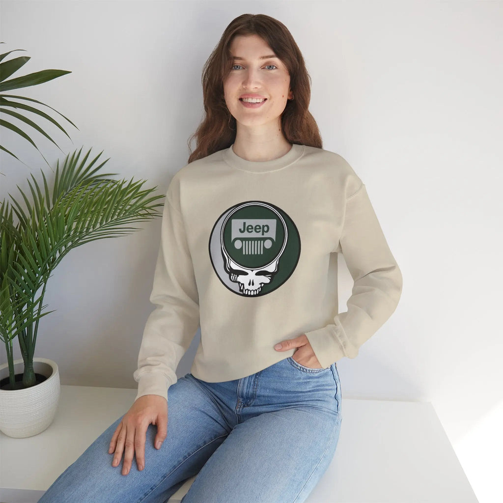 Jeep Stealie Crewneck | Grateful Dead Sweatshirt