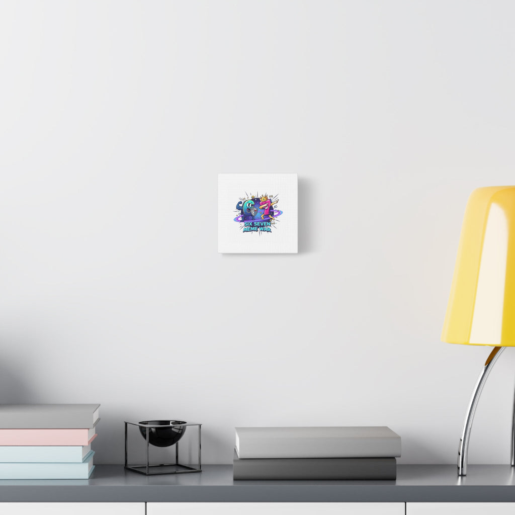 Six Seven Meme War Canvas | Legendary Internet Battle Art, Viral Culture Wall Decor