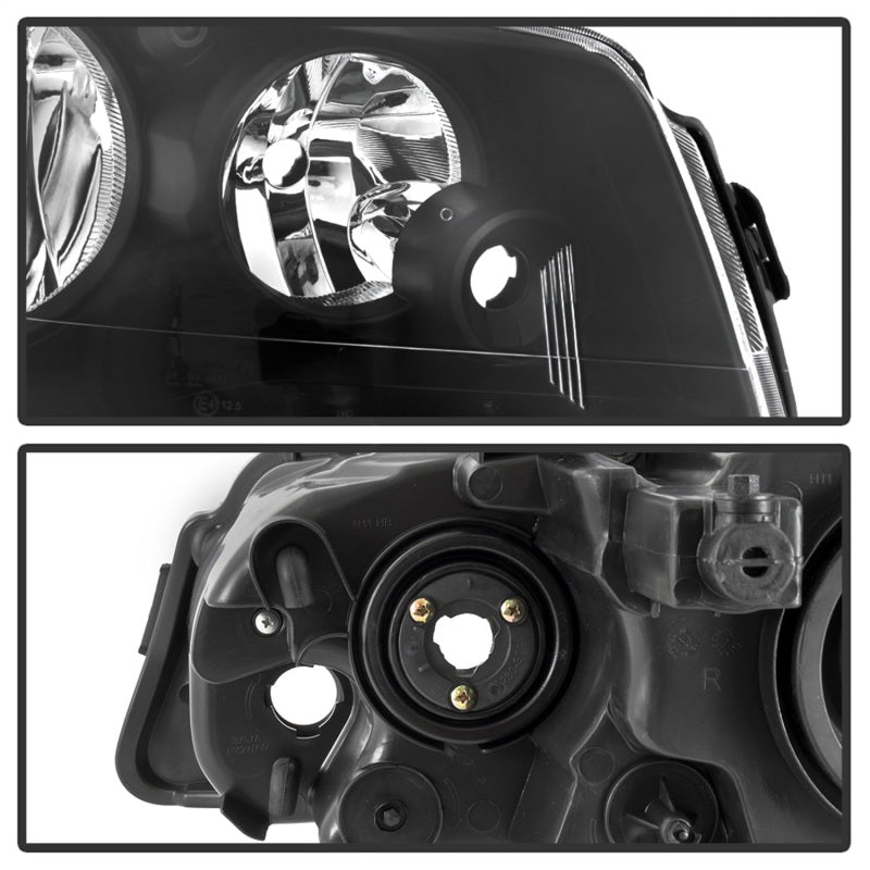 SPYDER xTune 11-17 Dodge Grand Caravan OEM Style Headlights - Black (HD-JH-CHRTC08-AM-BK) 9042492