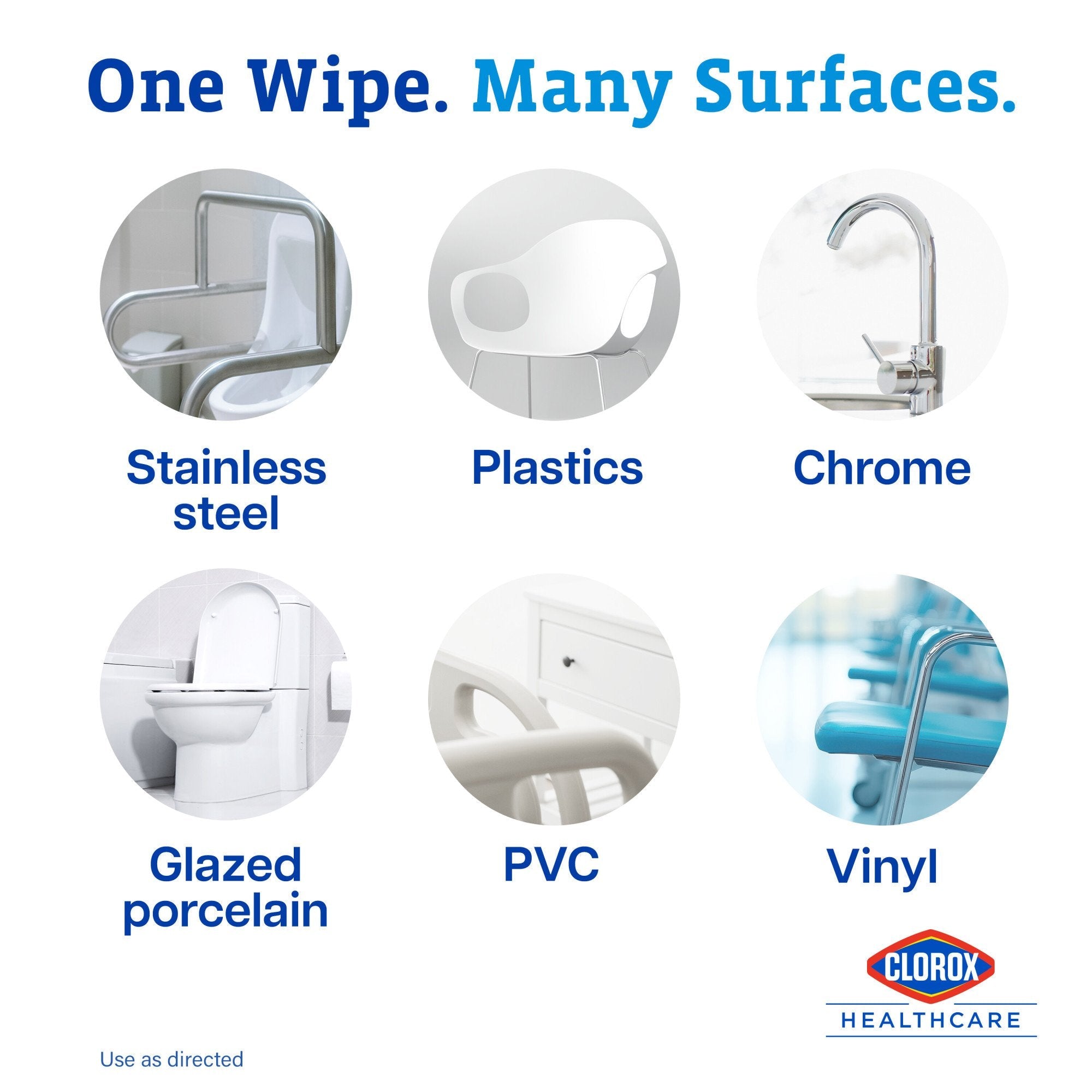 Clorox Healthcare® VersaSure® Cleaner Disinfectant Wipes, Canister 31757