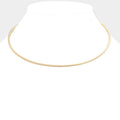 16 Inch Omega Chain Choker Necklace