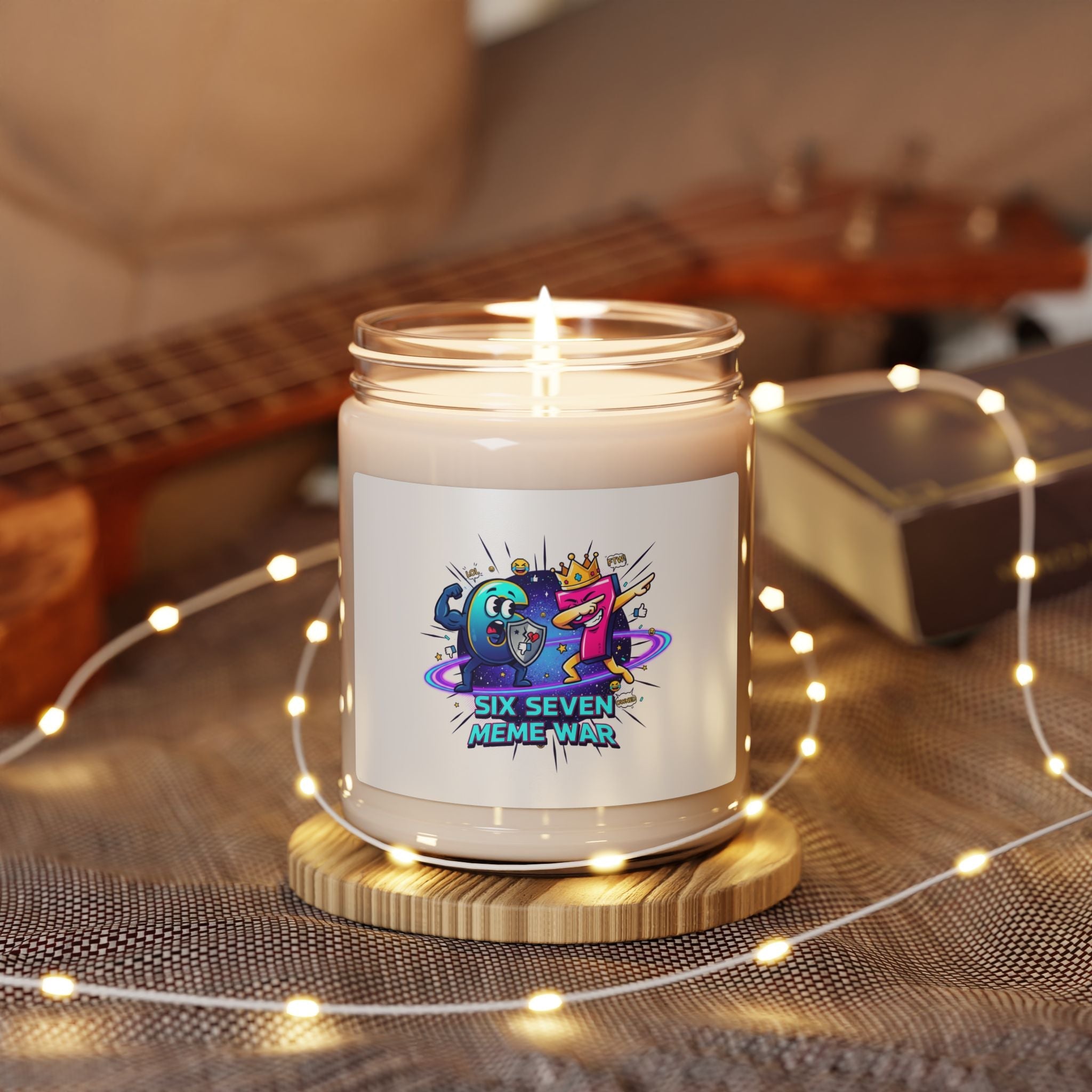 Six Seven Meme War Soy Candle | Legendary Internet Battle Scented Candle