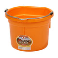 DuraFlex Plastic Flatback Bucket - 8 qt, Orange