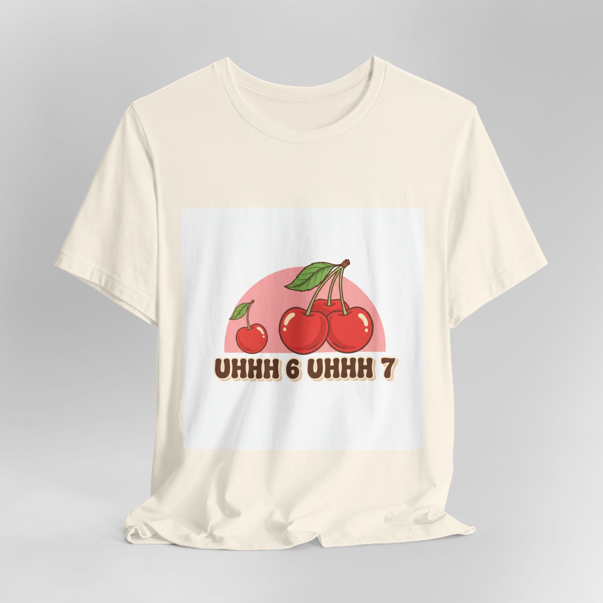 Retro Cherry Graphic Tee | kawaii fruit design, vintage cherry shirt