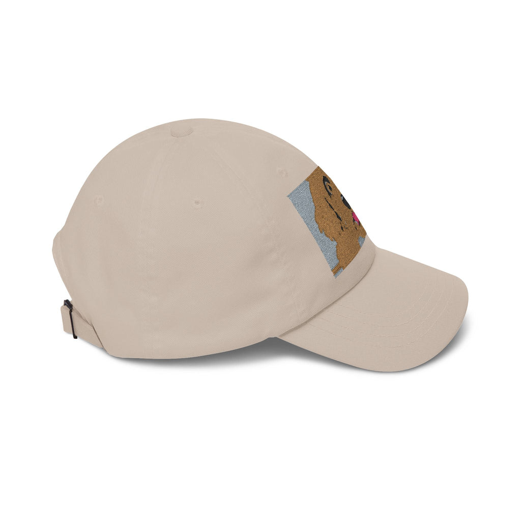 Dad Cap — Happy Golden Retriever Embroidered Patch Hat