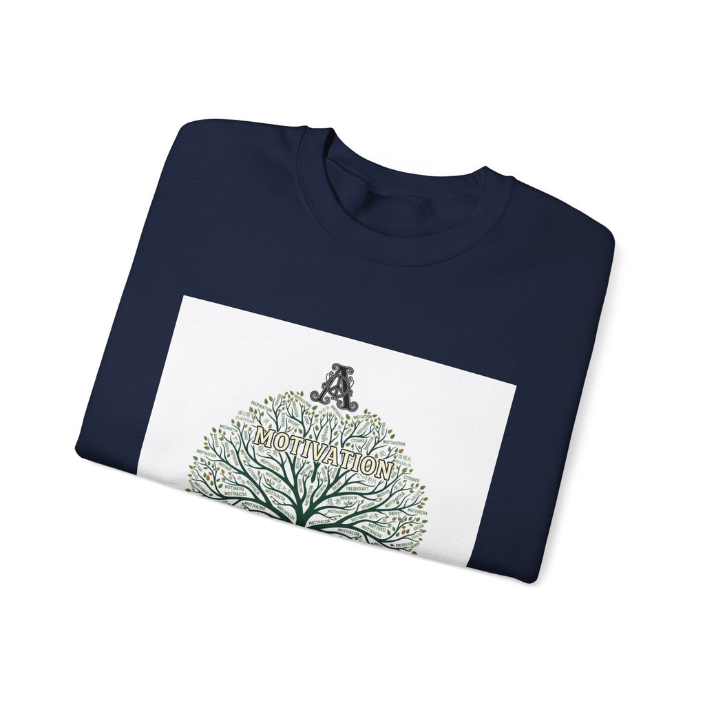 Handwritten Tree Doodle Sweatshirt | sketch aesthetic, handwritten message