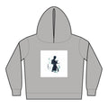 Toddler Hoodie with Silhouette Surfer Graphic — Cozy Fleece Pullover for Kids