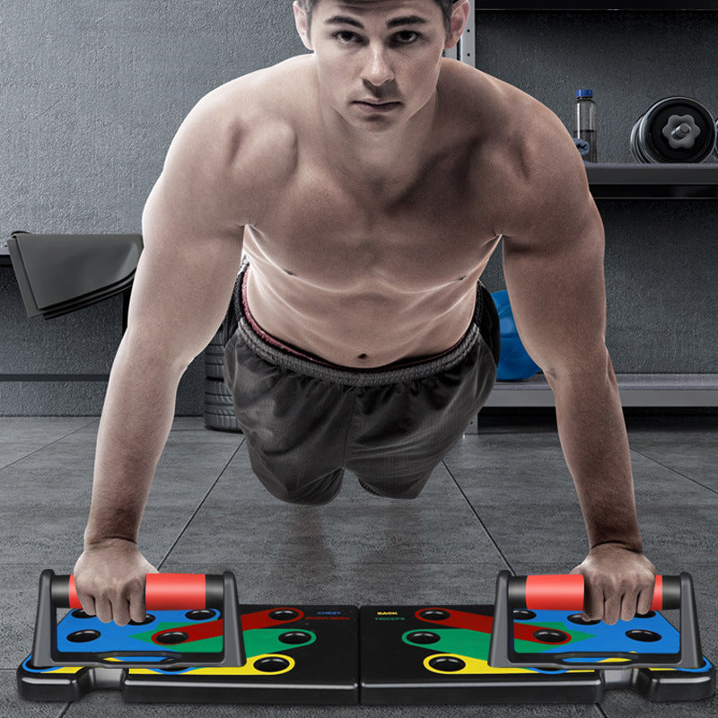 Foldable Push-Up Rack For Stronger Chest Workouts