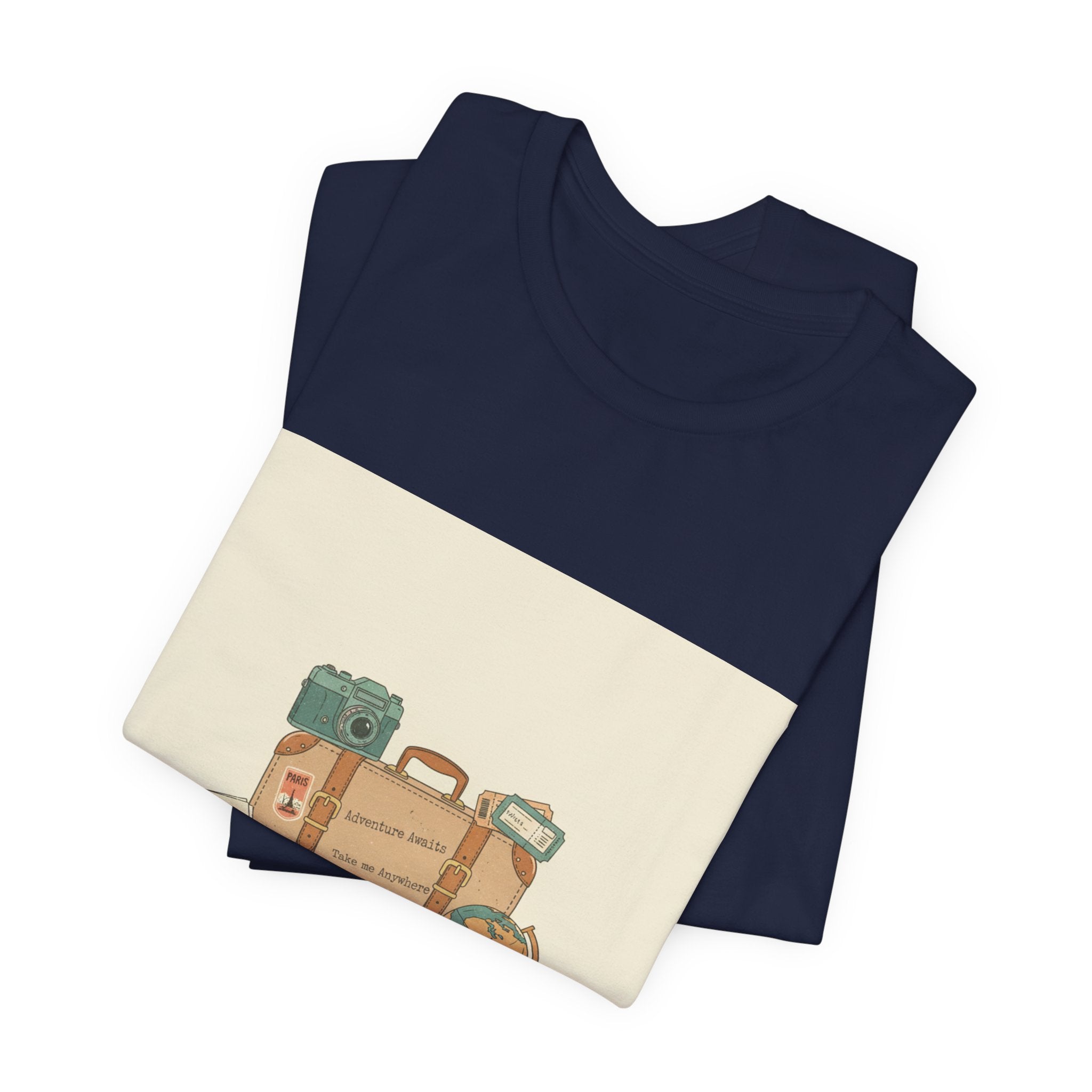 Vintage Travel Postcard tee | passport stamp, wanderlust design