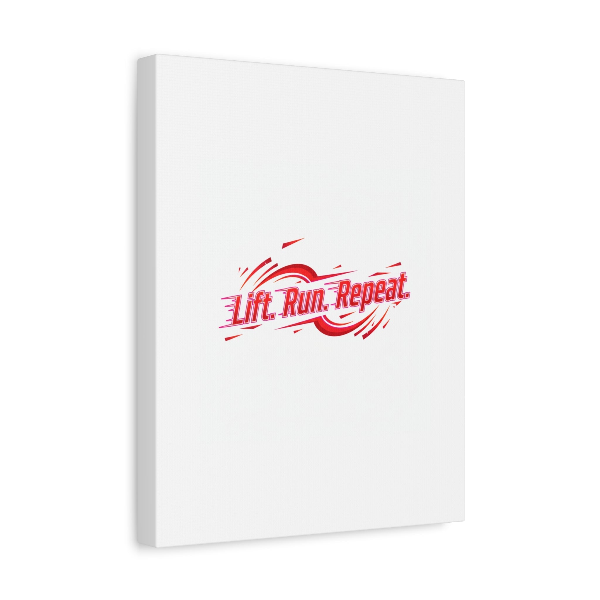 Lift Run Repeat Canvas | Fitness Wall Art, Gym Motivation
