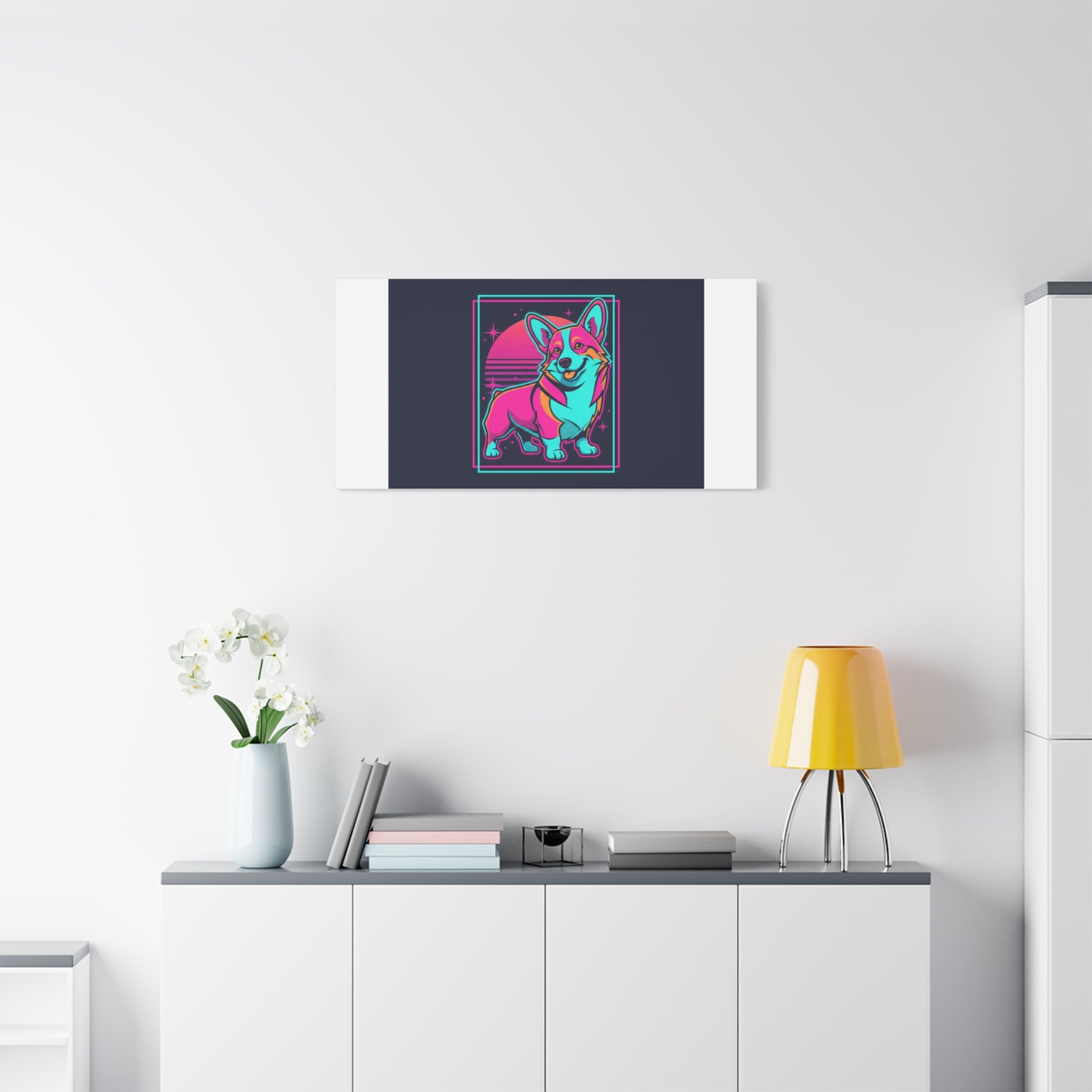 Platonic Love Corgi Canvas | Friendship Valentine, Galentine’s Wall Art