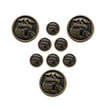 US Army AGSU Engineer Male STA-BRITE® Button Set