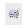 Forever Chronically Online Velveteen Blanket | brainrot, internet meme culture