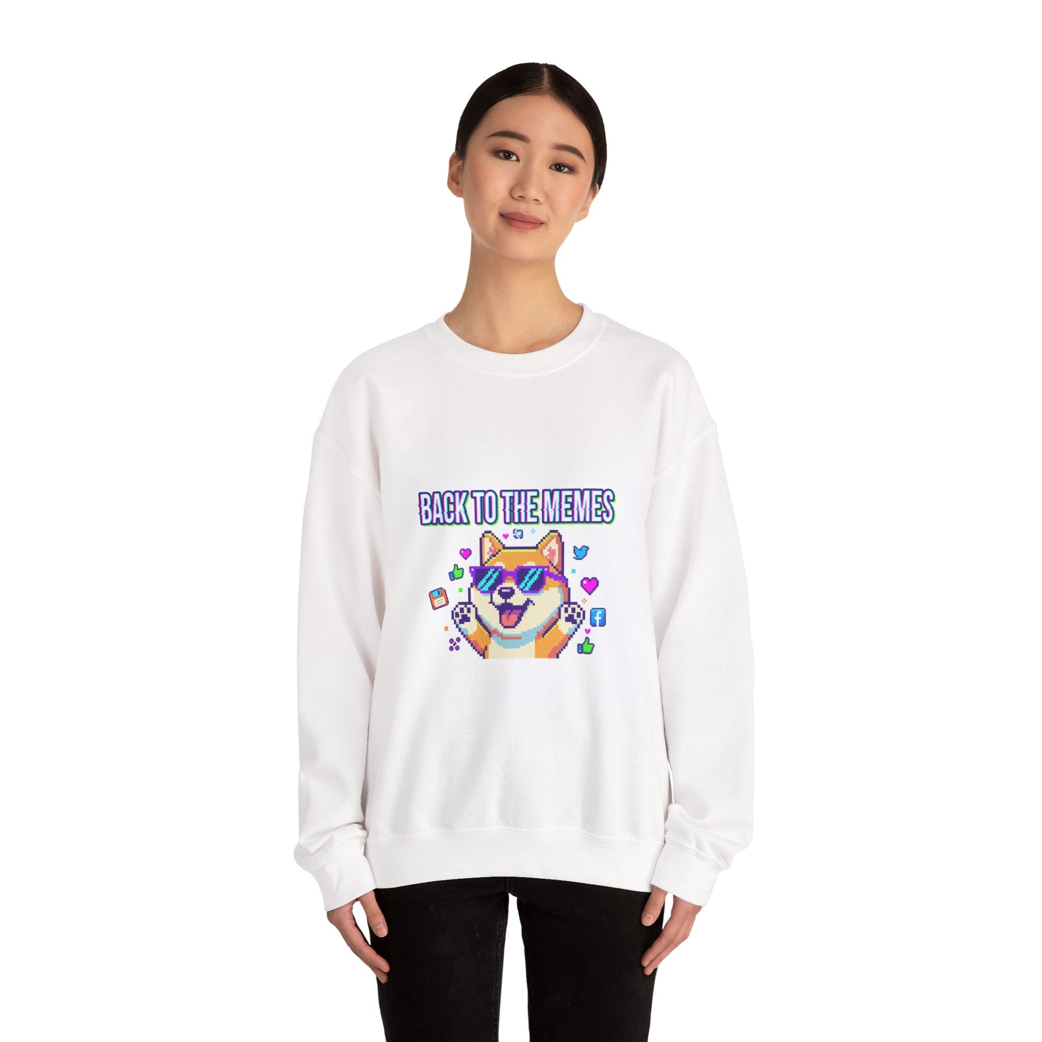 Back to the Memes Sweatshirt | 2000s Internet, meme throwback, nostalgia humor