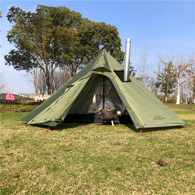 Super Light Big Pyramid Camping Tent 3-4 People