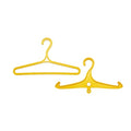 Scuba Choice Wetsuit & Drysuit Hanger Bundle (Yellow) – Heavy-Duty Wide-Shoulder Hanger + Anti-Slip DIN Thread Hanger for BCD, Wetsuits & Scuba Gear Storage, Drying & Organization