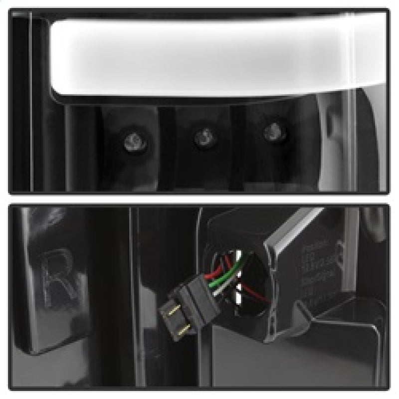 SPYDER xTune 17-18 Ford F-250 Super Duty (Excl LED Models) LED Tail Lights - Black (ALT-ON-FS17-LBLED-BK) 9041600