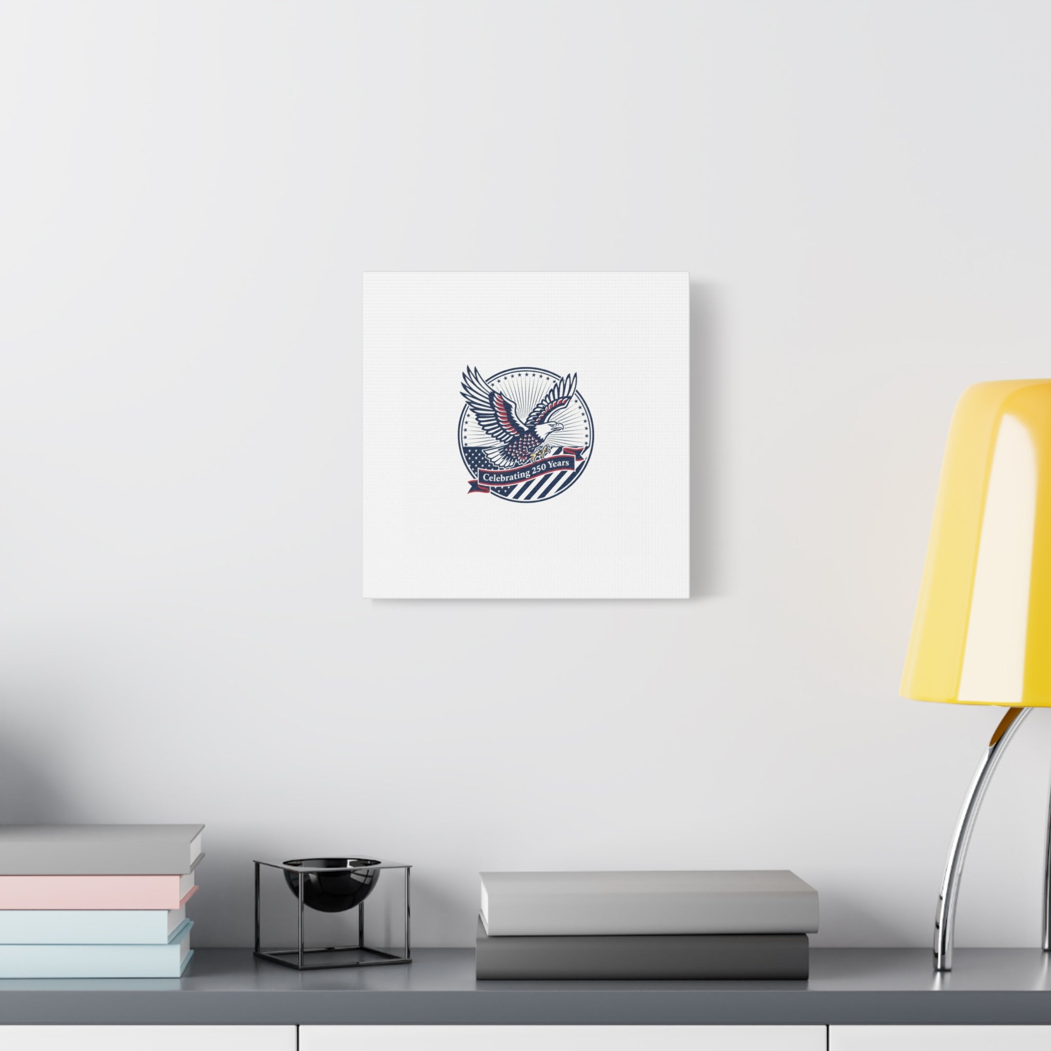 250th Anniversary Eagle Emblem Canvas | Semiquincentennial Americana