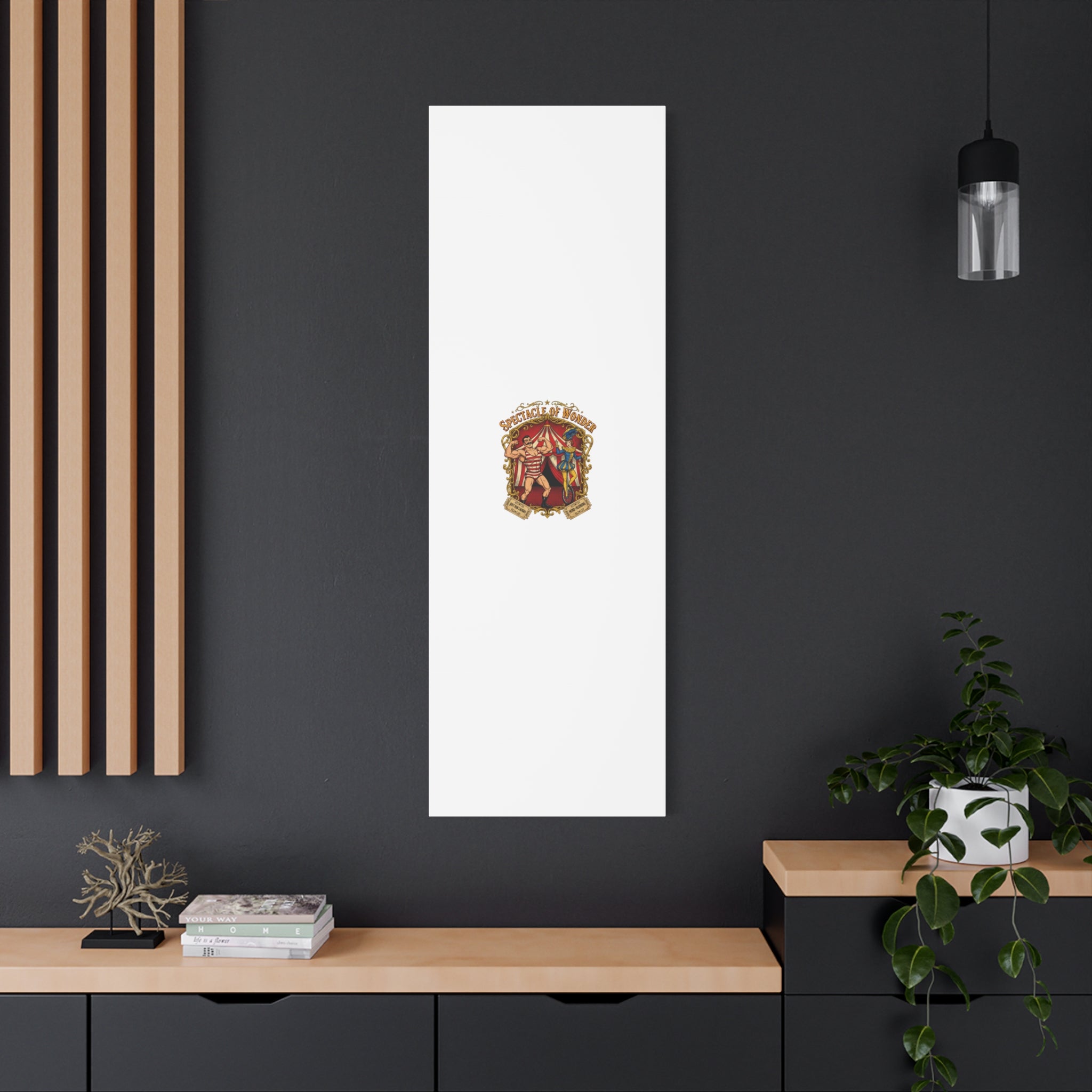 Spectacle of Wonder Circus Art Print, Canvas | Vintage Carnival Design