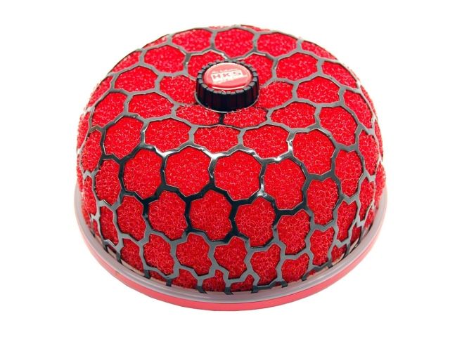 HKS SMF Reloaded 60mm Inlet Universal Air Filter 150mm Red