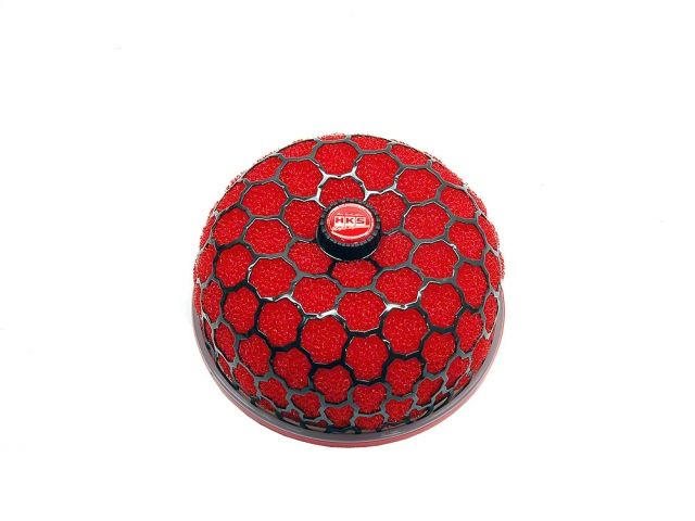 HKS SMF Reloaded 60mm Inlet Universal Air Filter 150mm Red