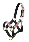 PONY Halter with multi color Navajo print overlay