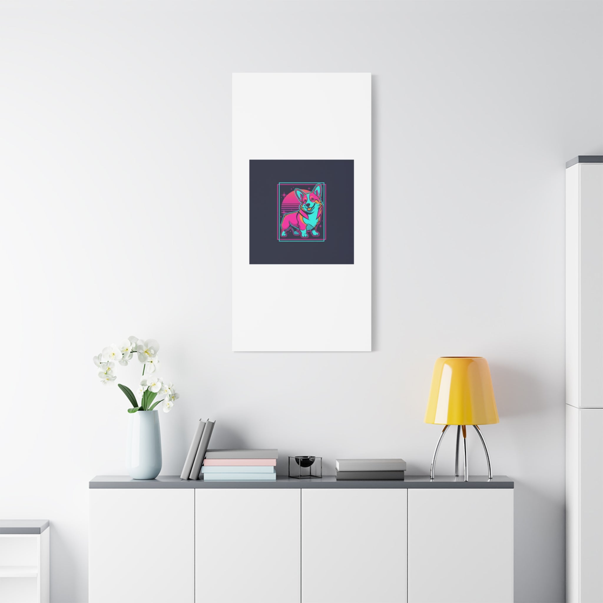 Platonic Love Corgi Canvas | Friendship Valentine, Galentine’s Wall Art