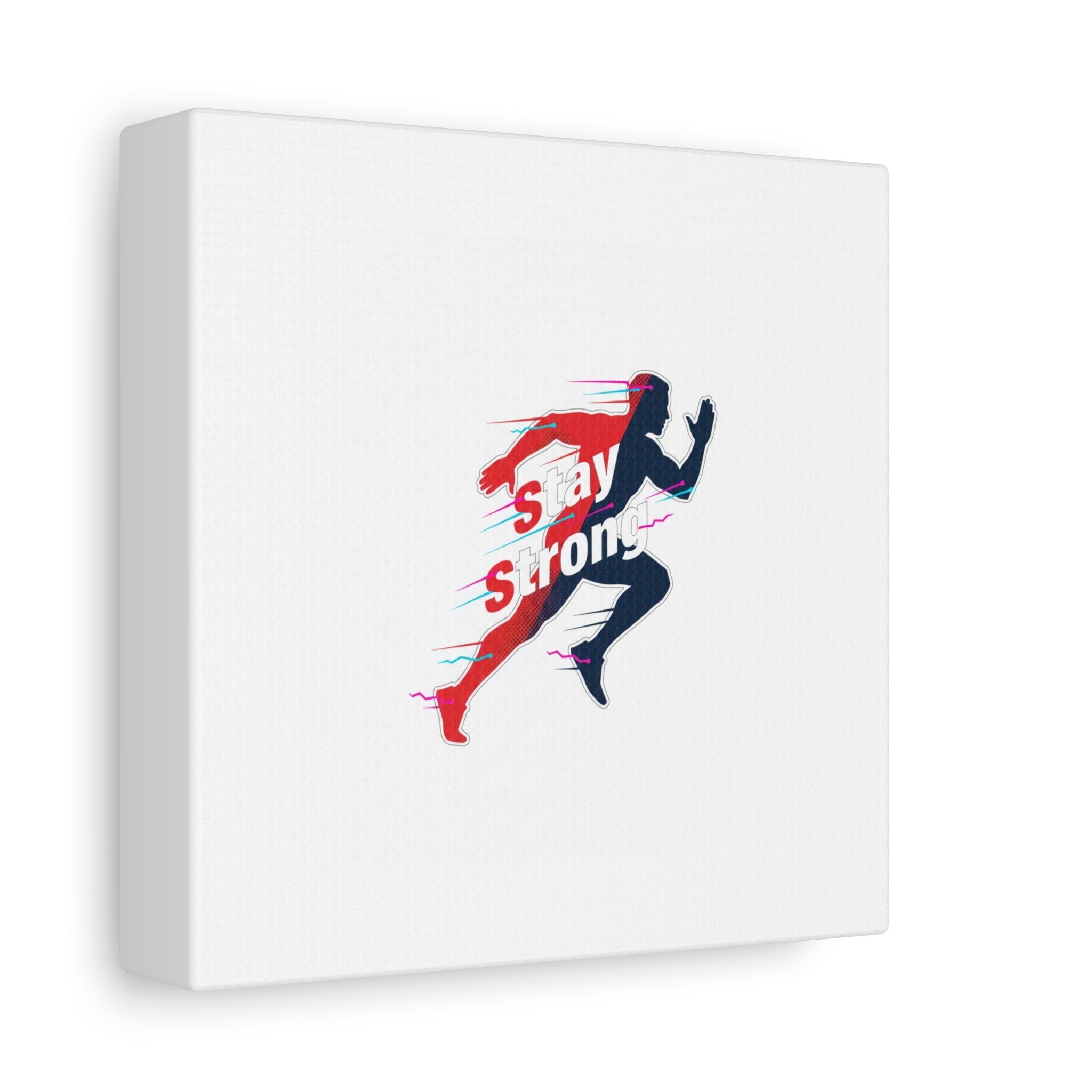 Stay Strong Runner Canvas | Fitness Motivation, Gym Wall Art