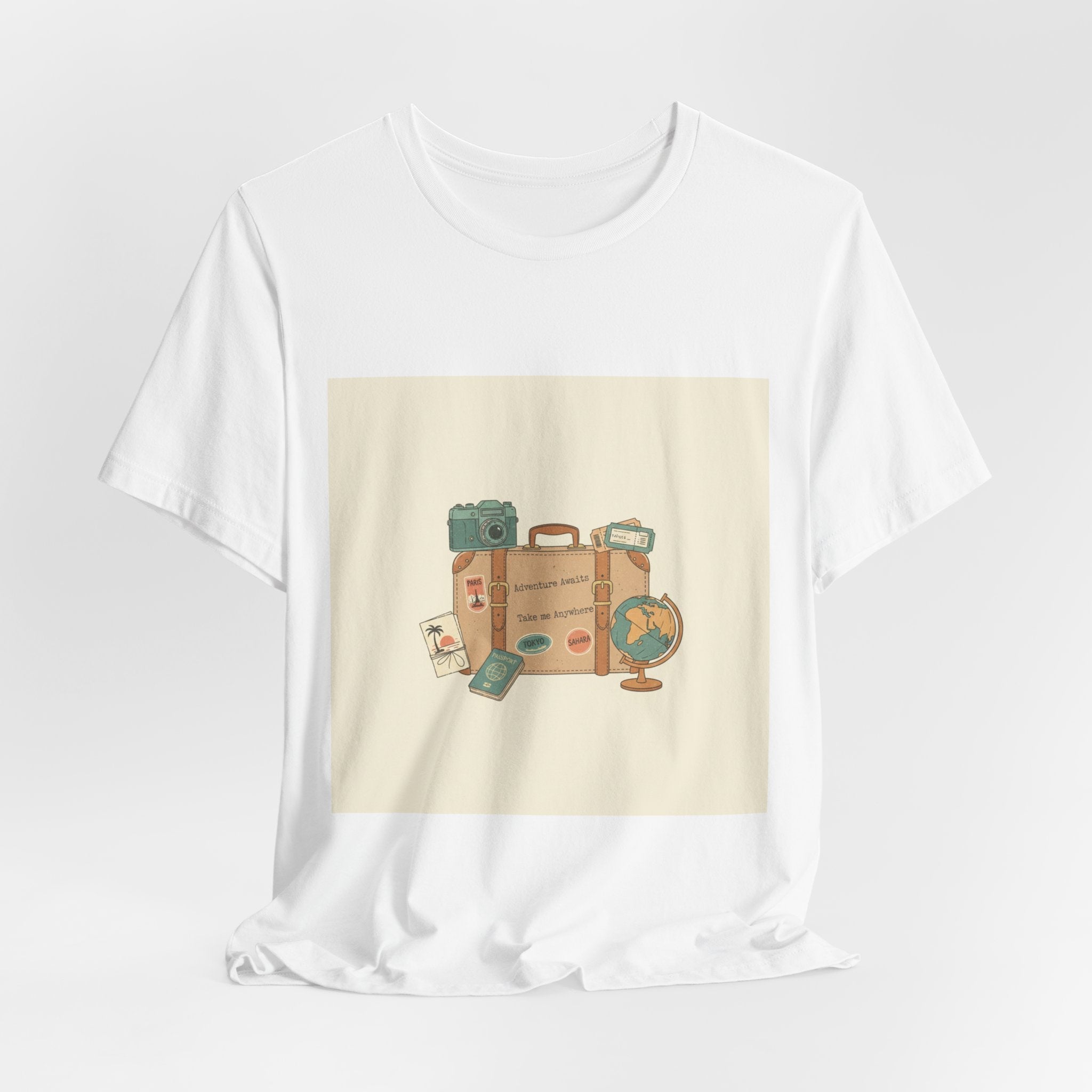 Vintage Travel Postcard tee | passport stamp, wanderlust design