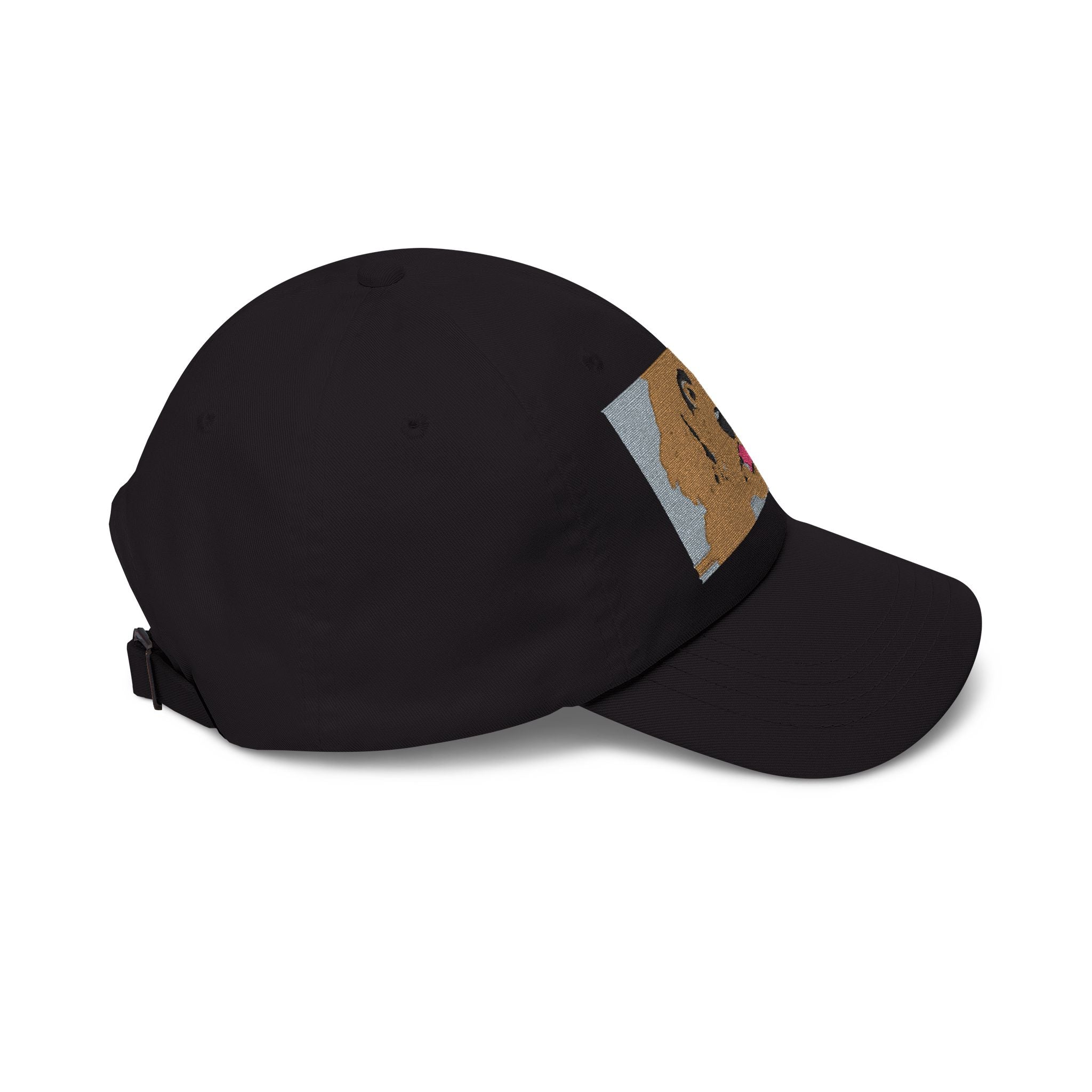 Dad Cap — Happy Golden Retriever Embroidered Patch Hat