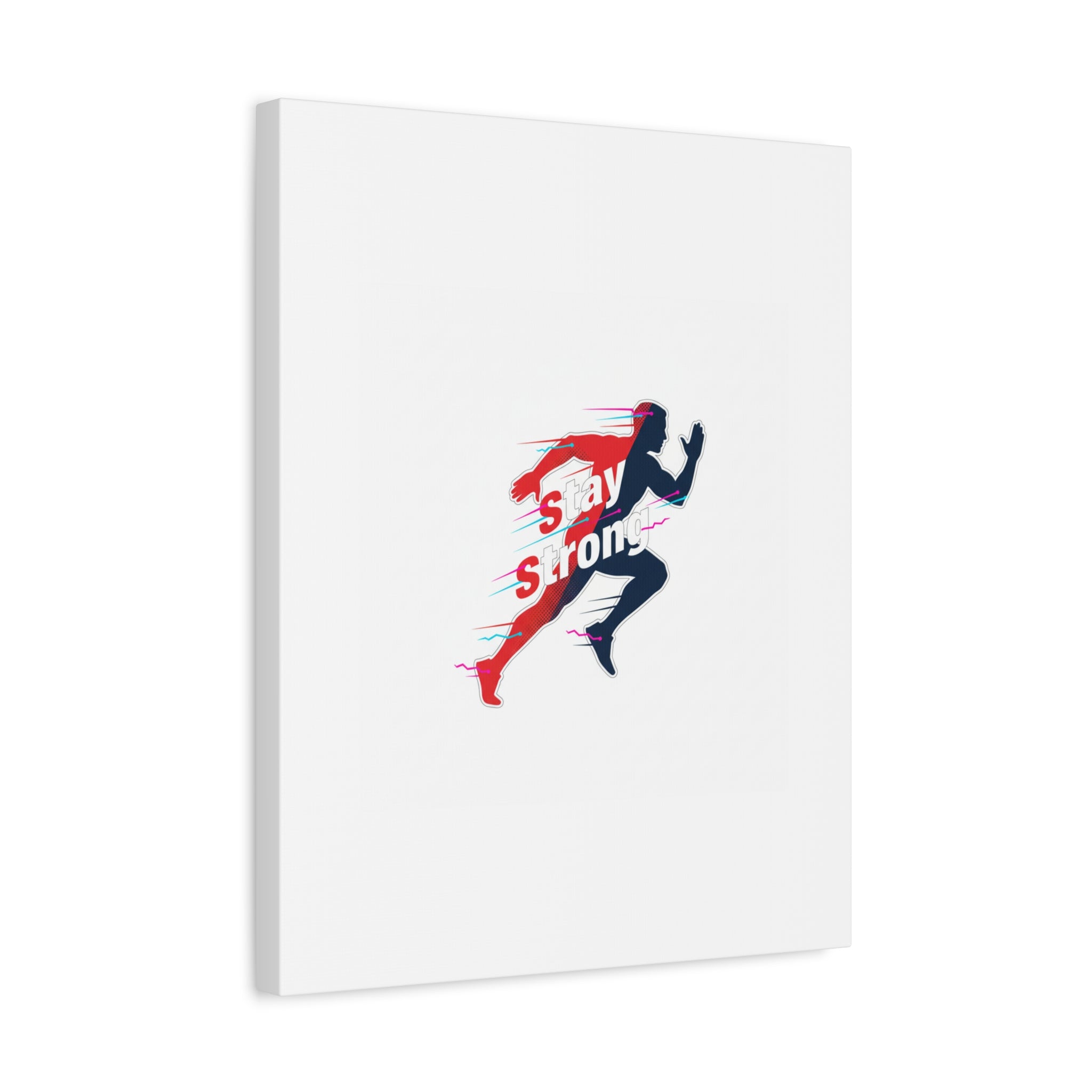 Stay Strong Runner Canvas | Fitness Motivation, Gym Wall Art