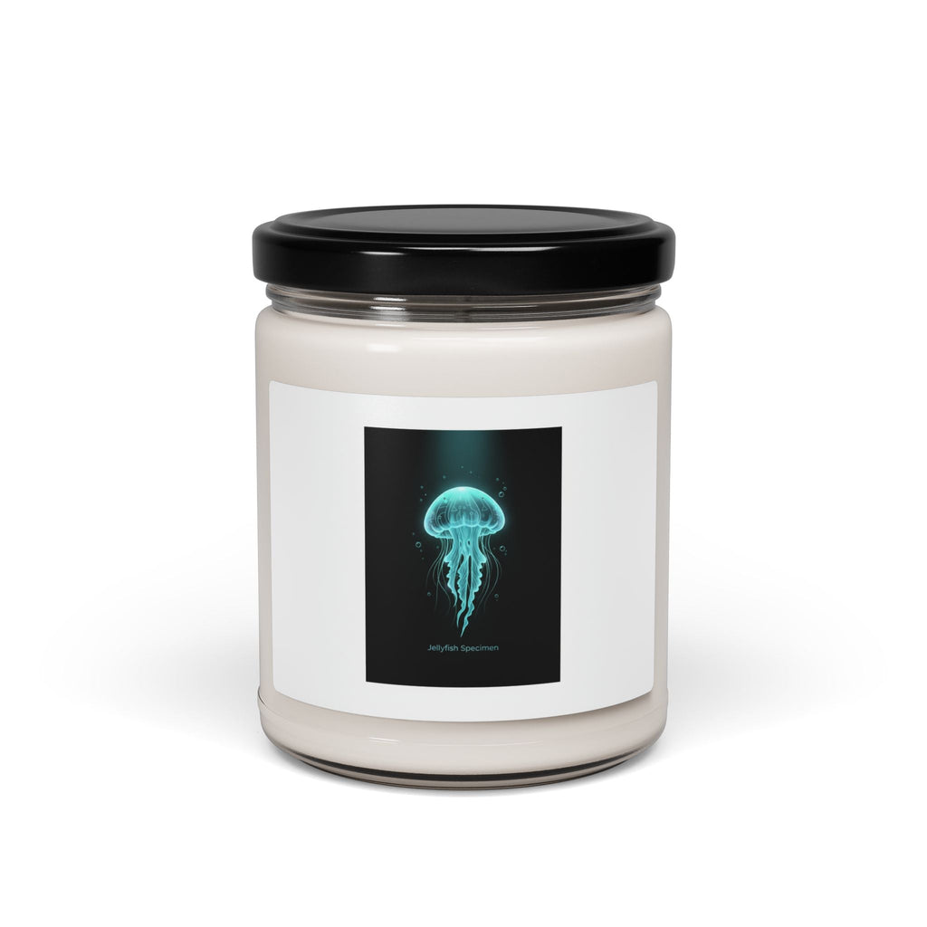 Bioluminescent Jellyfish Candle | Scented Soy Candle, Neon Deep Sea Aesthetic