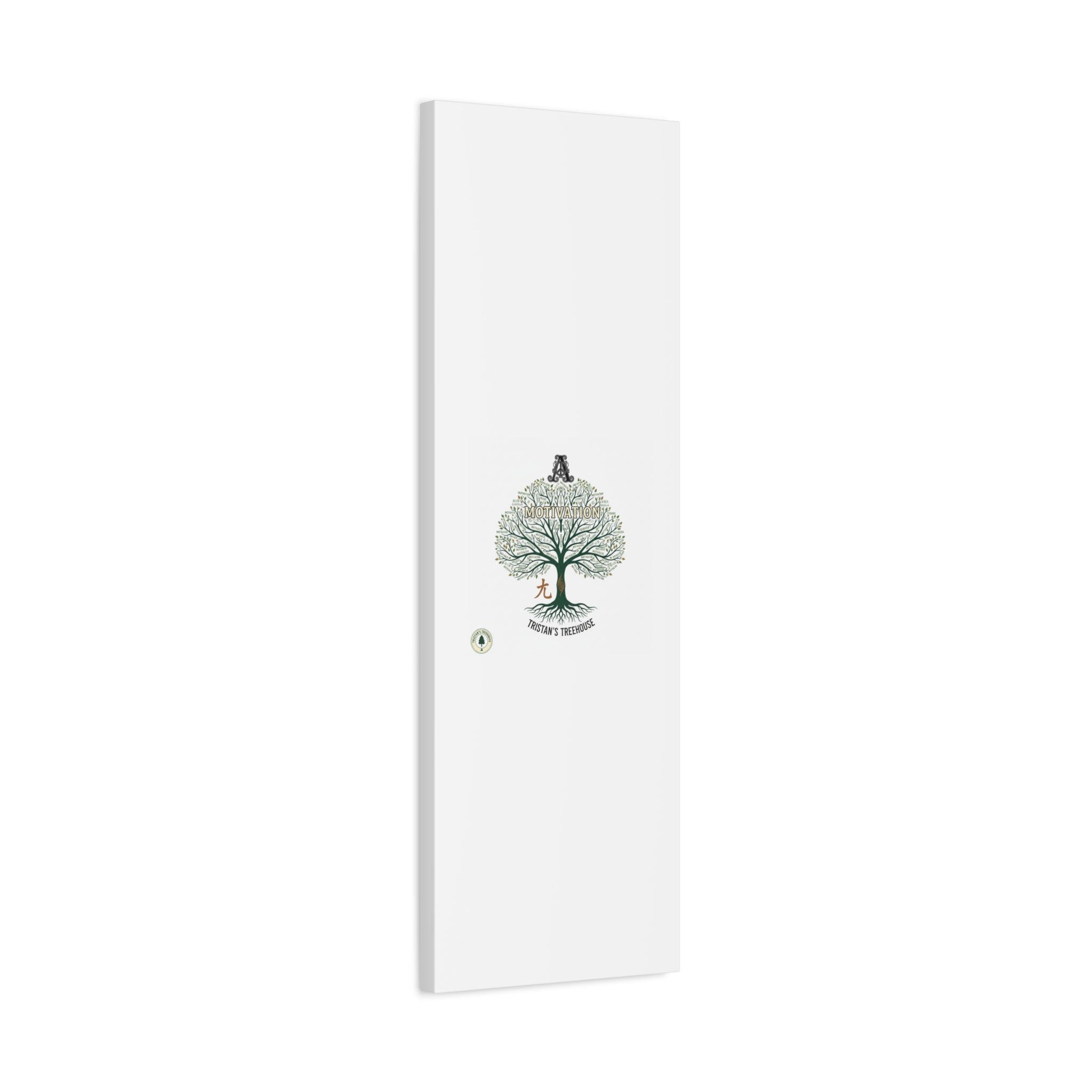 Handwritten Doodle Tree Canvas | Matte Stretched Wall Art