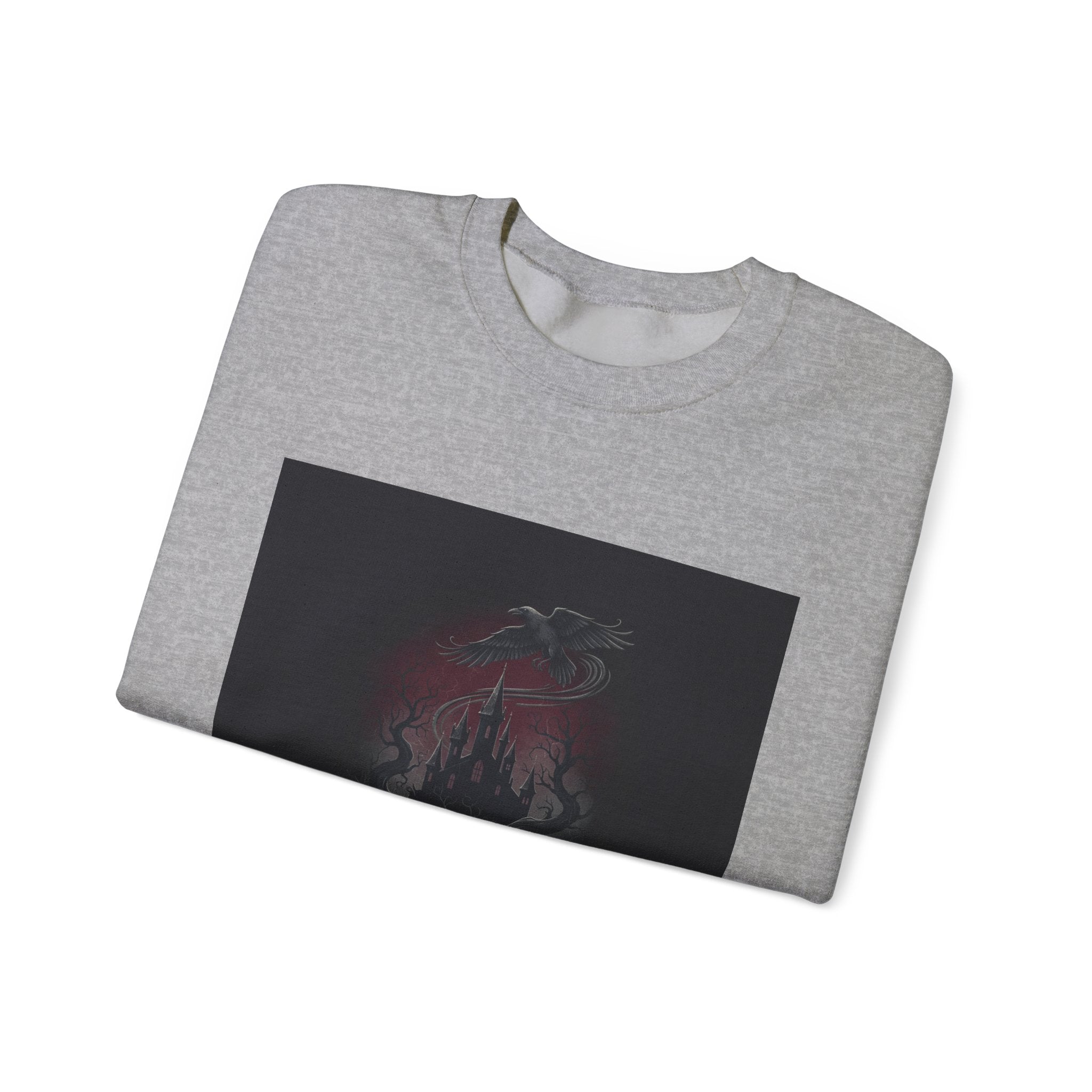 "Whispered Secrets of the Shadows" Gothic Crewneck | Dark Fantasy Sweatshirt