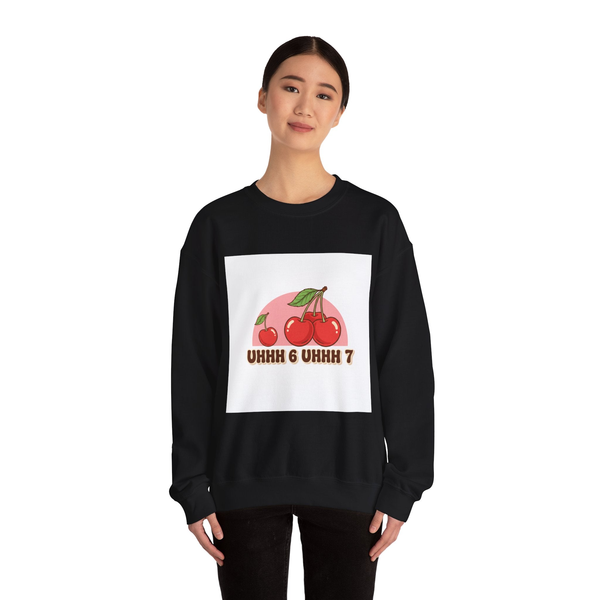 Retro Cherry Graphic Sweatshirt | kawaii fruit design