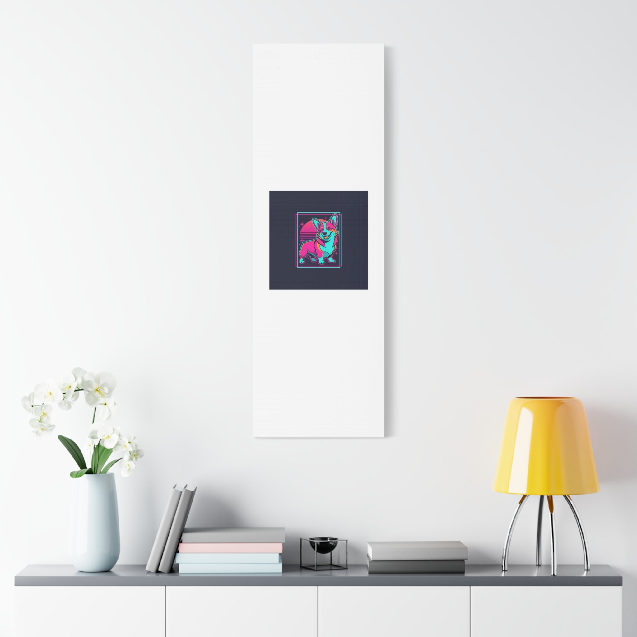 Platonic Love Corgi Canvas | Friendship Valentine, Galentine’s Wall Art