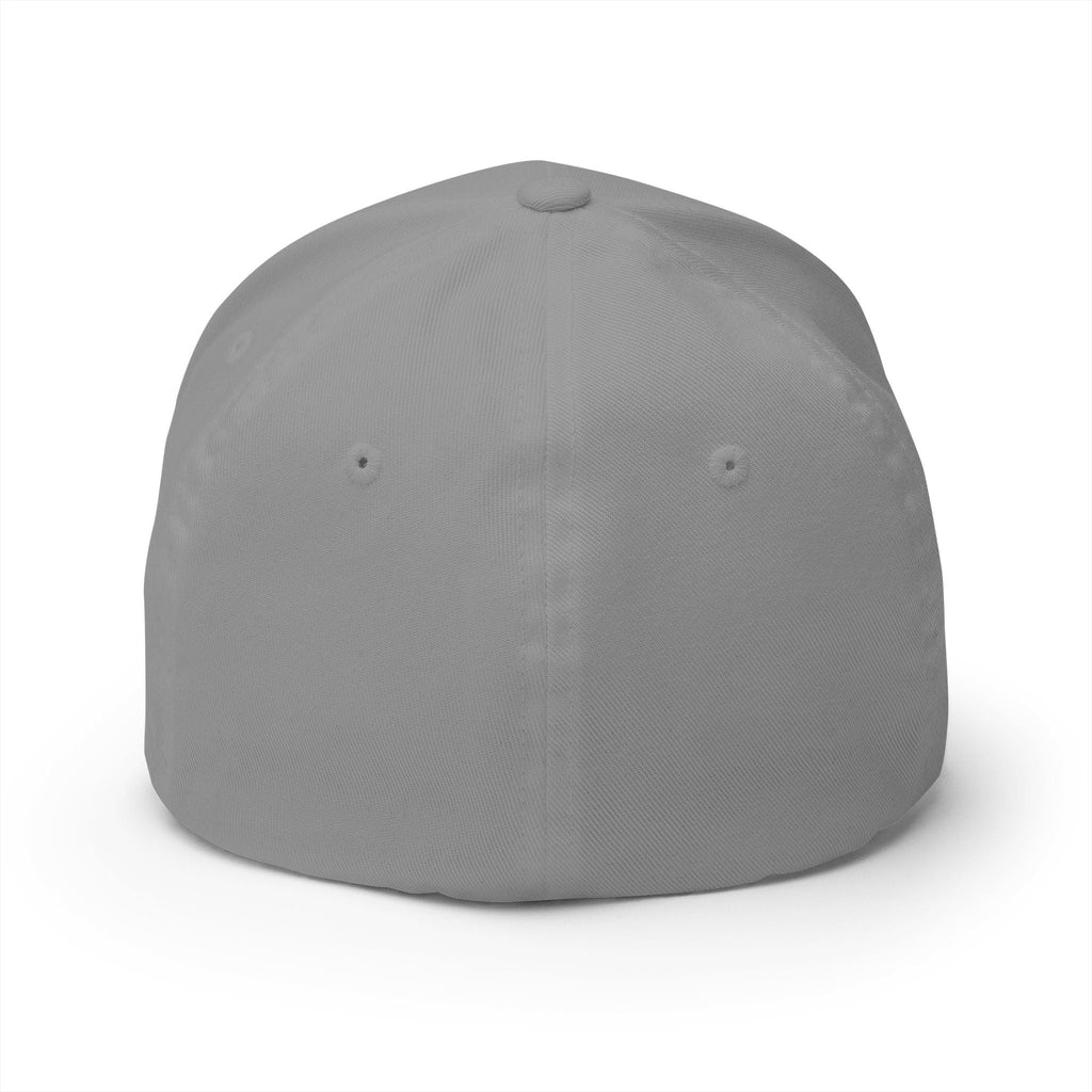 Embroidered 'ULP' Shield Cap — White Structured Baseball Hat