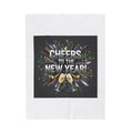 Cheers to the New Year! Plush Blanket | NYE countdown, champagne sparkle
