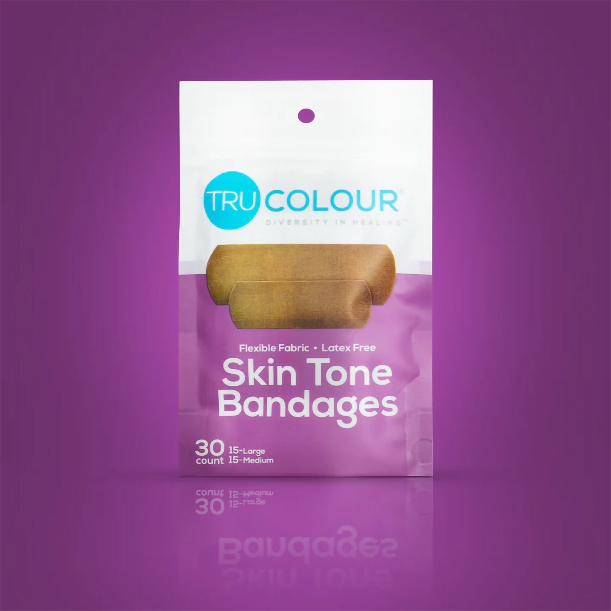 TruColour® Dark Brown Adhesive Strip, 1 x 3 Inch TCB-141
