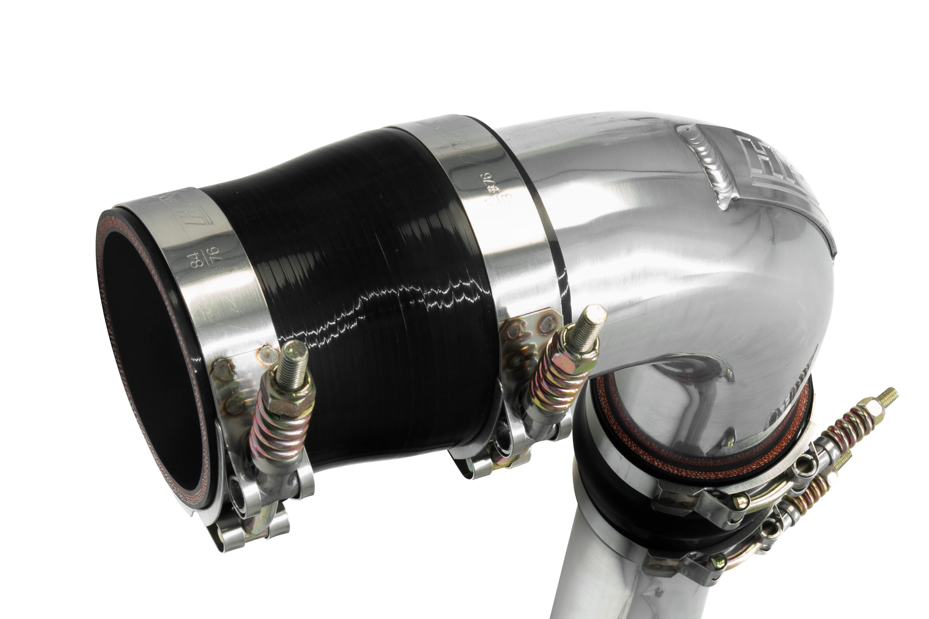 HPS Performance HPS Intercooler Charge Pipe Hot Side, 2017-2019 GMC Sierra 2500 HD Duramax 6.6L V8 Diesel Turbo L5P, 17-146
