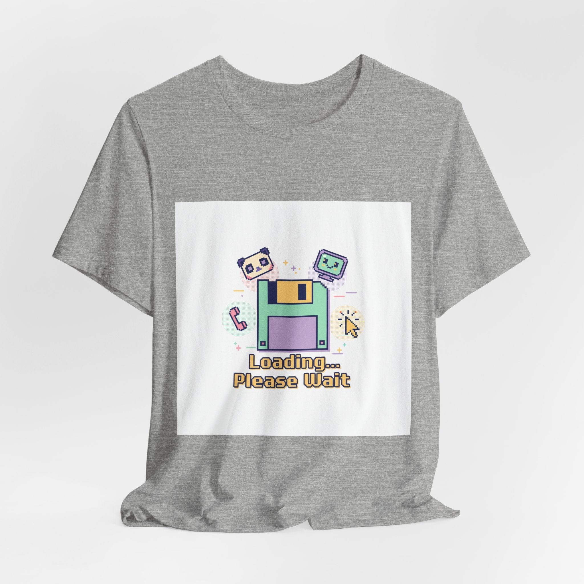 Loading Please Wait pixel art Tee | Old Internet Aesthetic, 90s web nostalgia