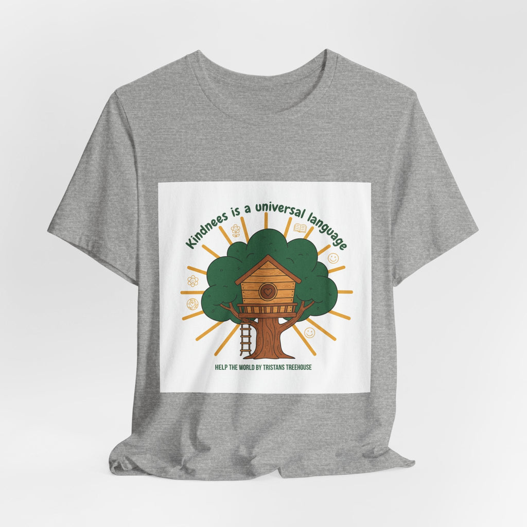 Kindness Is a Universal Language Tee | eco tee, climate humor