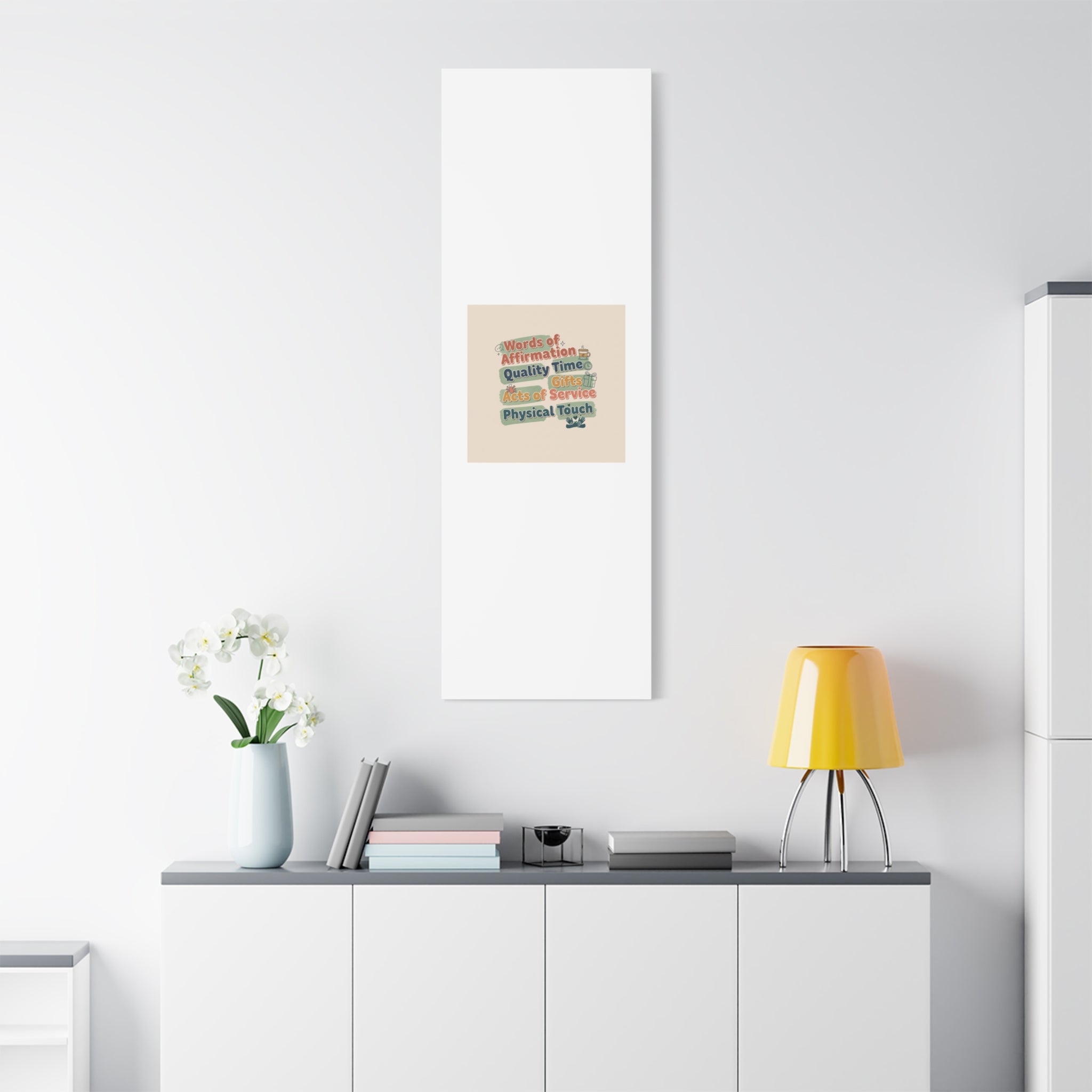 Love Languages List Matte Canvas Wall Art | love language meme, relationship humor